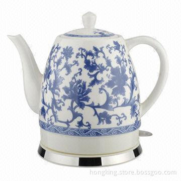 Ceramic Electric Kettle with 1.2L Capacity and Switch-on/off, Boil-dry Protection